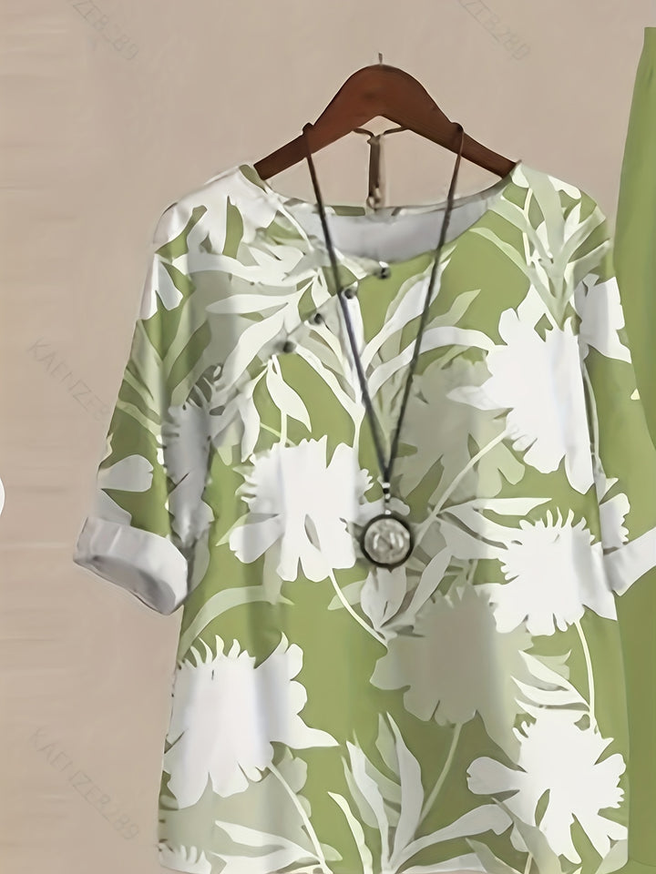 Liora™ | Floral Relaxed 2-Piece Set