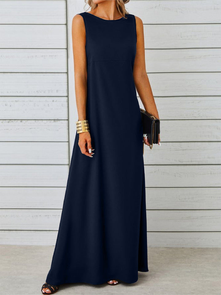 Celine™ | Elegant Sleeveless Maxi Dress