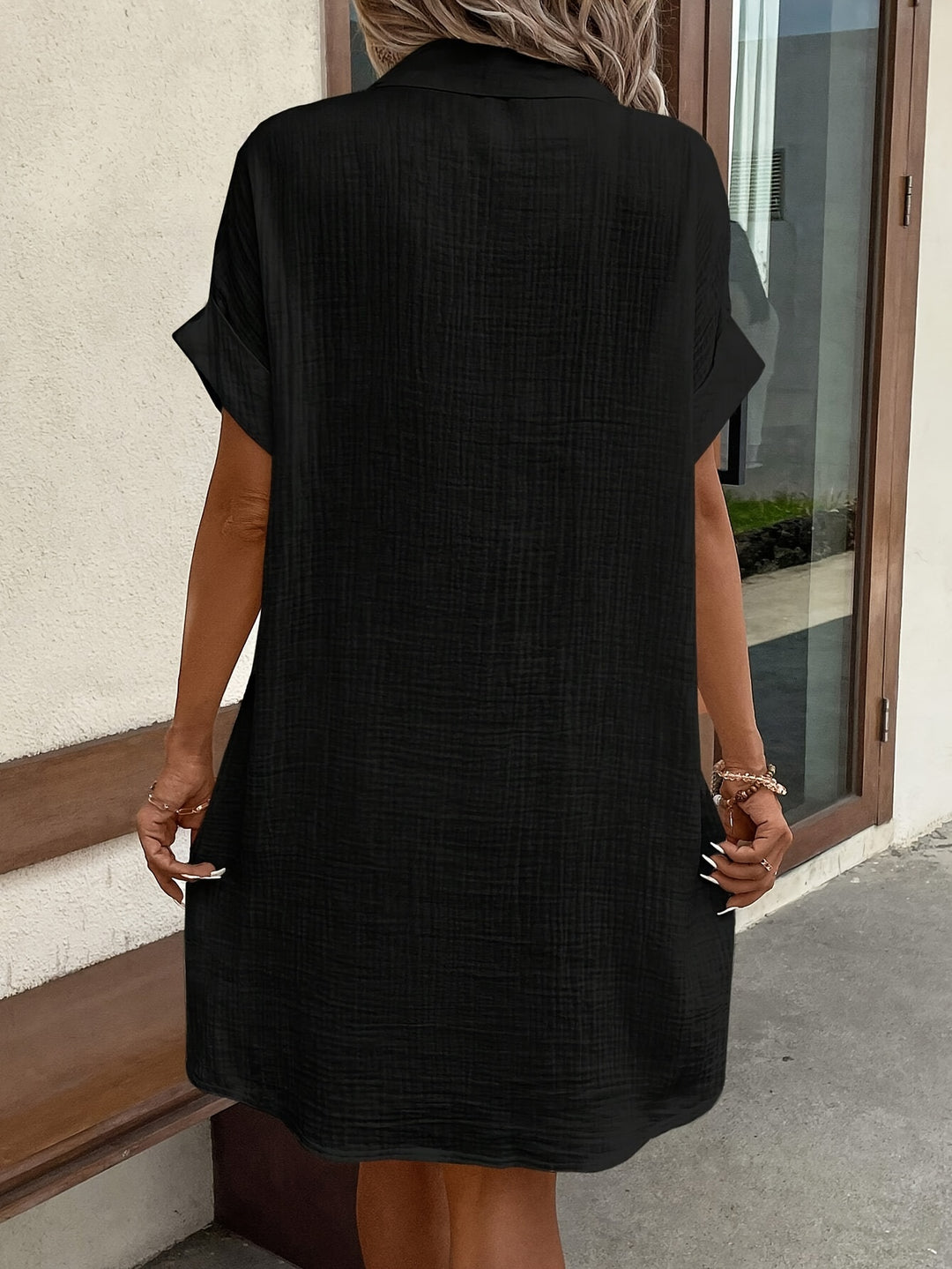 Rumi™ | Button-Up Shirt Dress