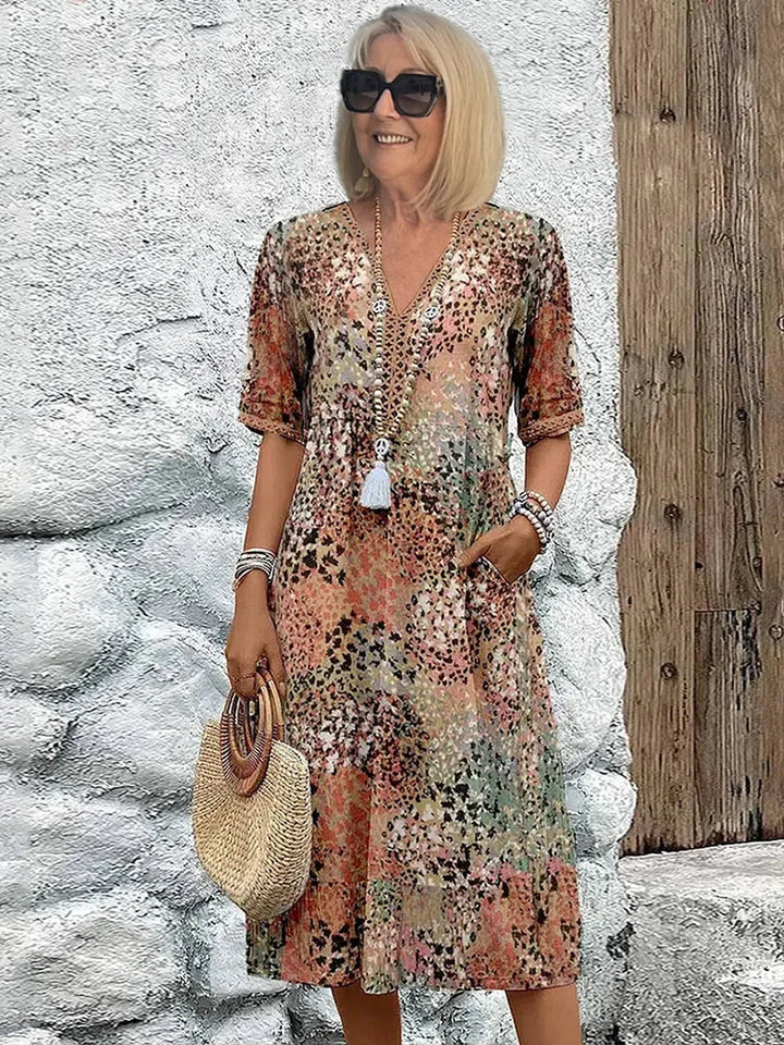 Tessa™ | Vibrant Midi Dress