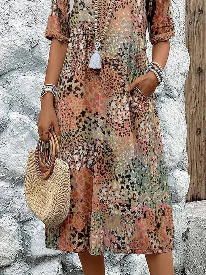 Tessa™ | Vibrant Midi Dress