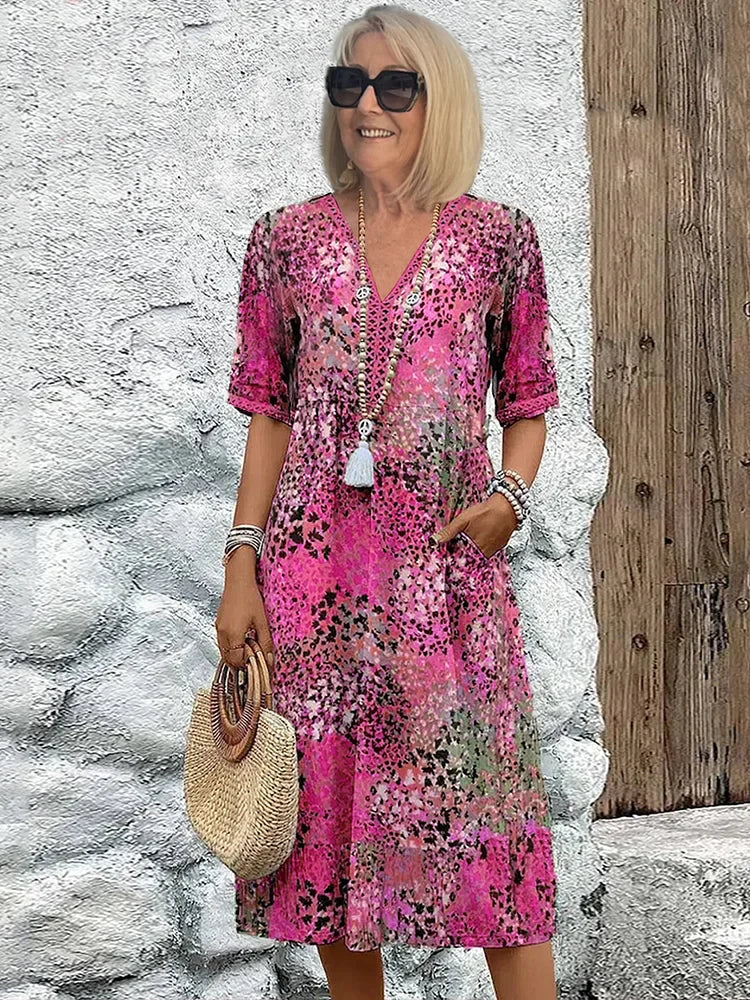 Tessa™ | Vibrant Midi Dress