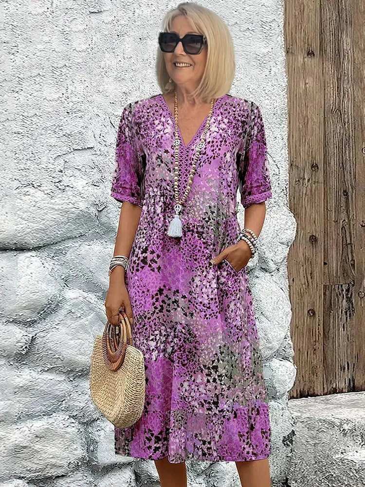 Tessa™ | Vibrant Midi Dress