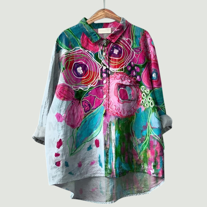 Floral Women's Blouse | Cheerful, Light, and Comfortable