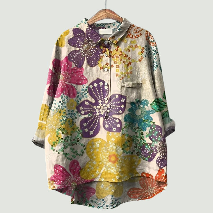 Floral Women's Blouse | Cheerful, Light, and Comfortable