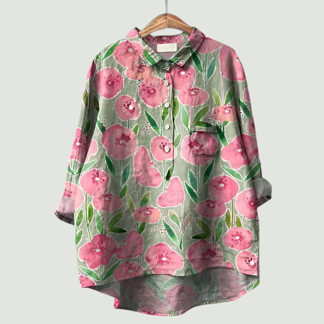 Floral Women's Blouse | Cheerful, Light, and Comfortable