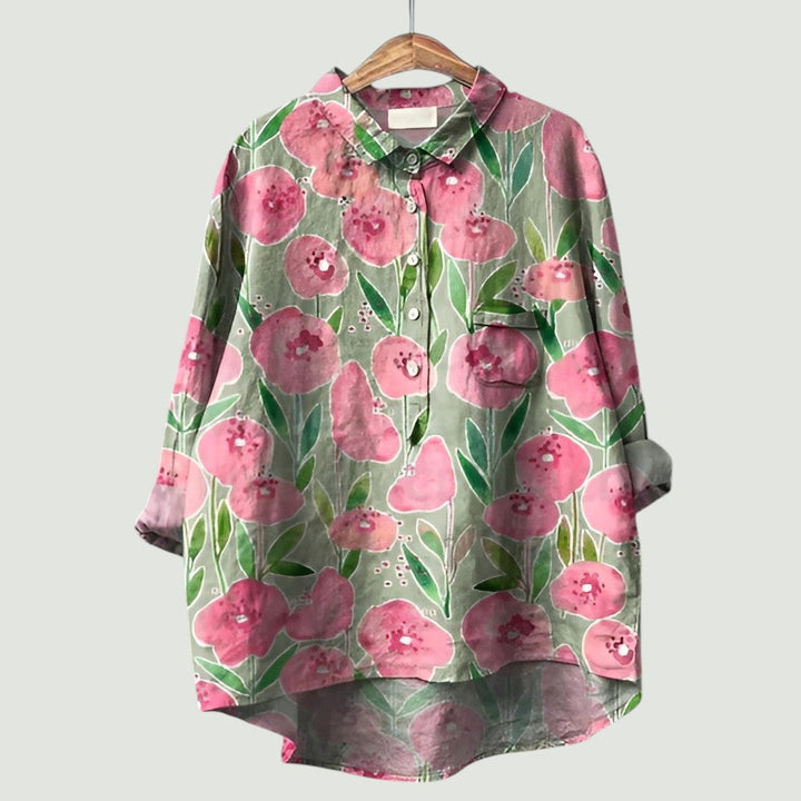 Floral Women's Blouse | Cheerful, Light, and Comfortable