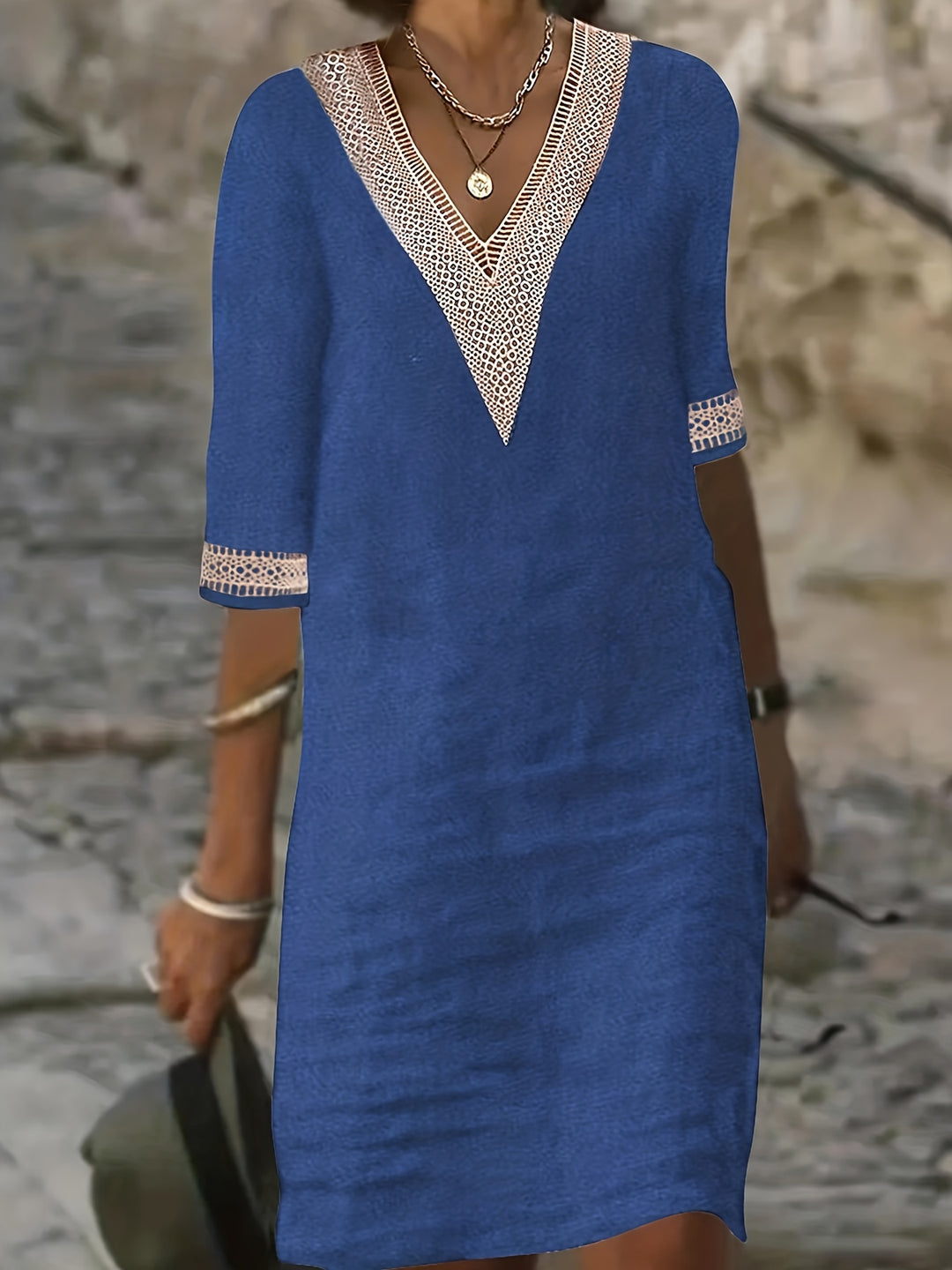 Avenza™ | Dune Lace Dress
