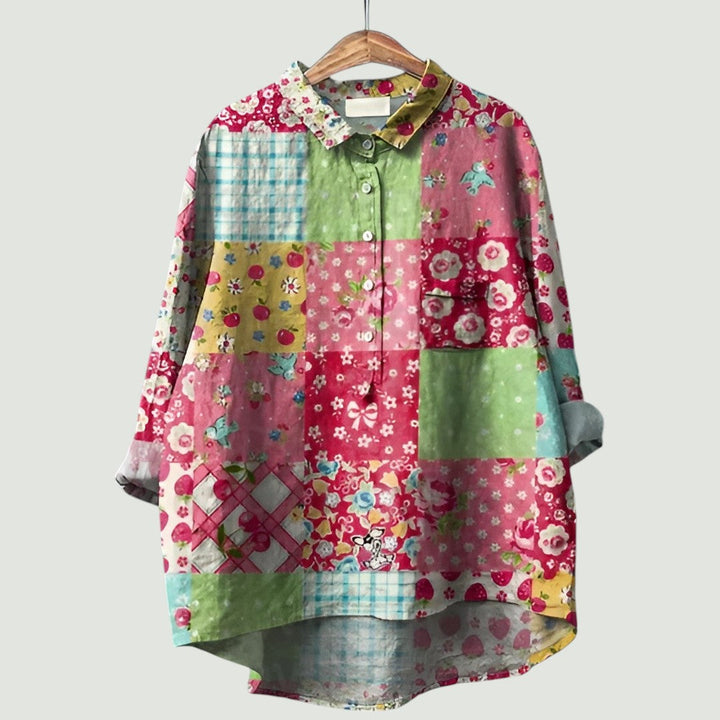 Floral Women's Blouse | Cheerful, Light, and Comfortable