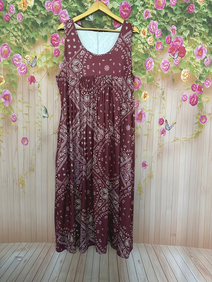 Lena™ | Sleeveless Boho Dress