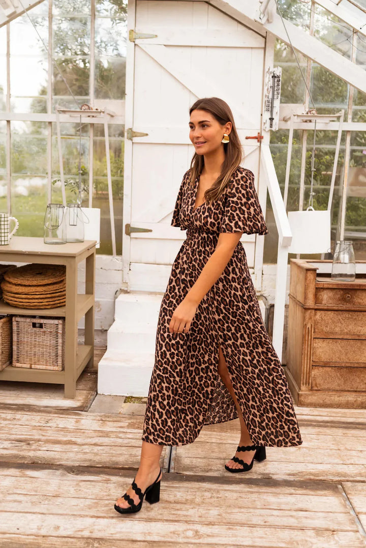 Stella™ | Soft Leopard Maxi Dress
