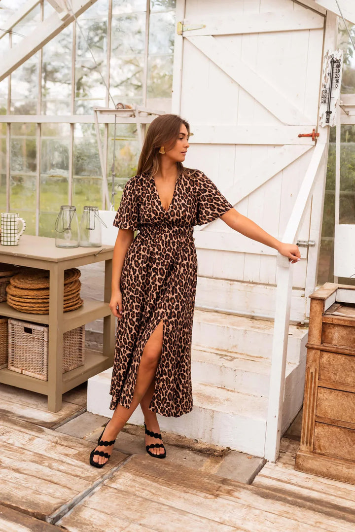 Stella™ | Soft Leopard Maxi Dress
