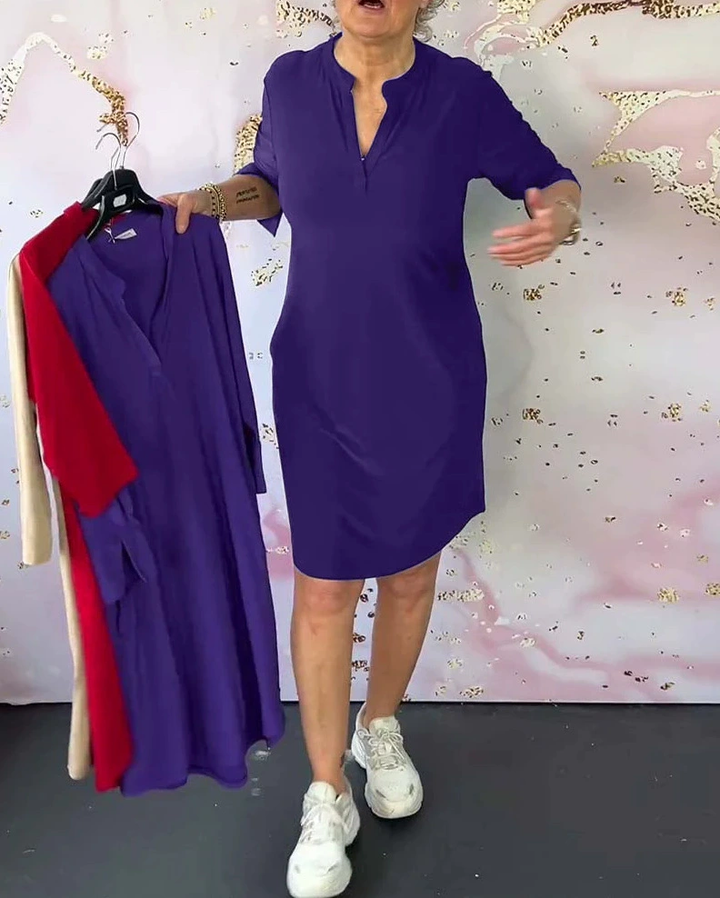 Hanne™ | Stylish V-Neck Dress