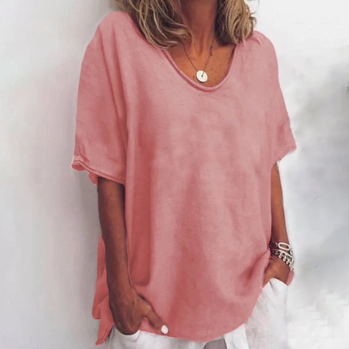 Irene | Soft Drape Everyday Top – Confidence Without Compromise